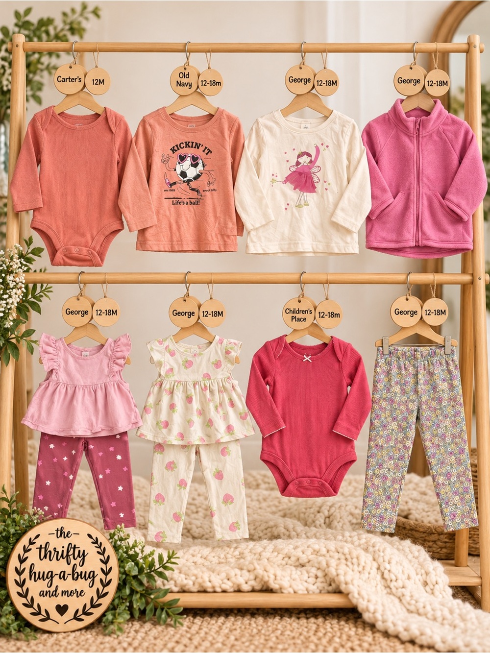 Girls 12–18M Clothing Bundle 10 Pieces Carter’s Old Navy George